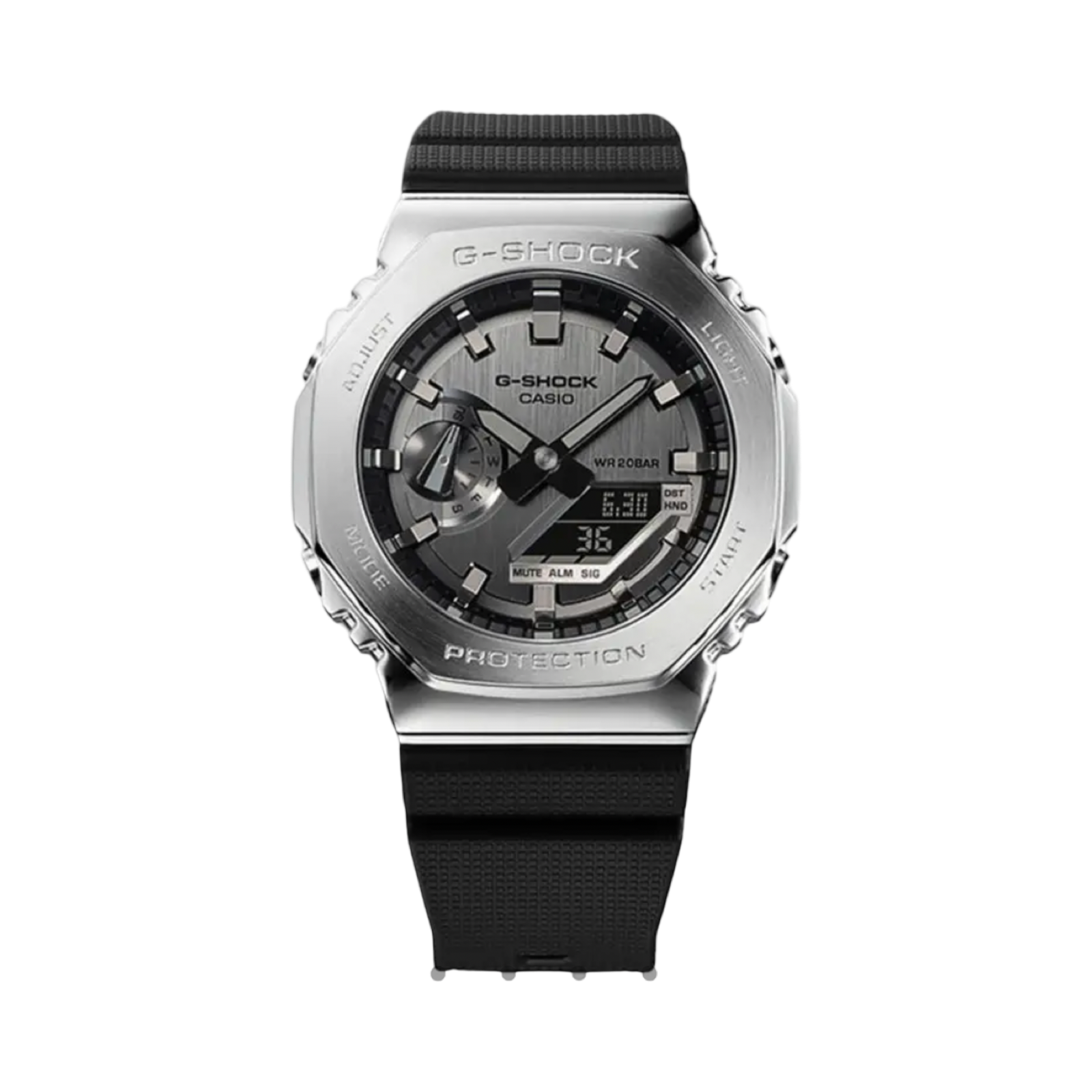 Montre metalic gris